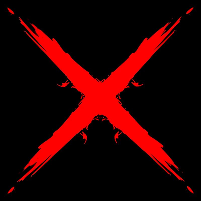Kreuz Design Vektor Form Rot