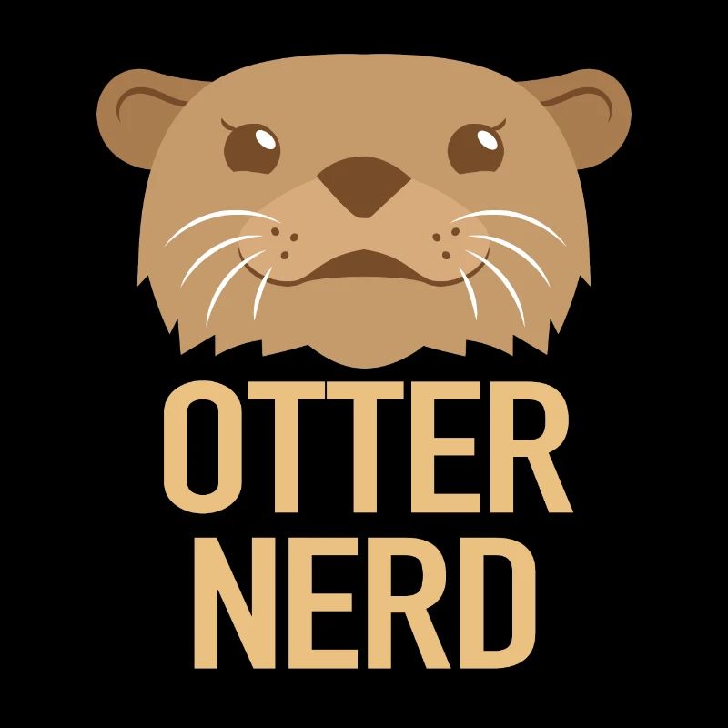 Nerd de loutre (loutre mignonne)
