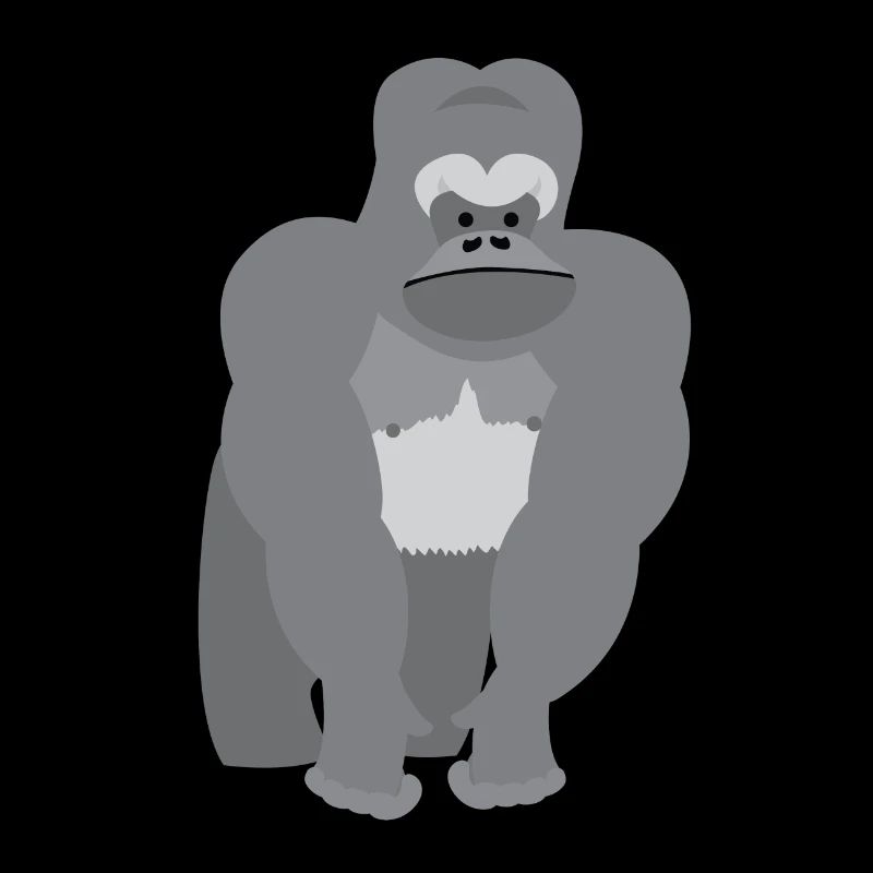 Großaffe Ridgeback Gorilla
