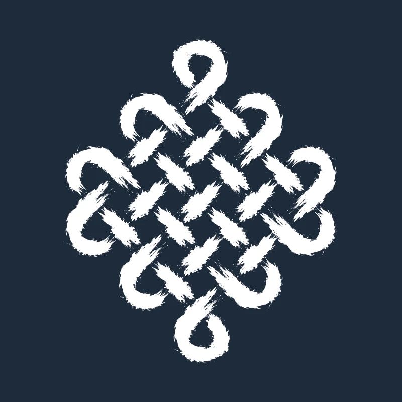 Infinity symbol Celtic symbol brush