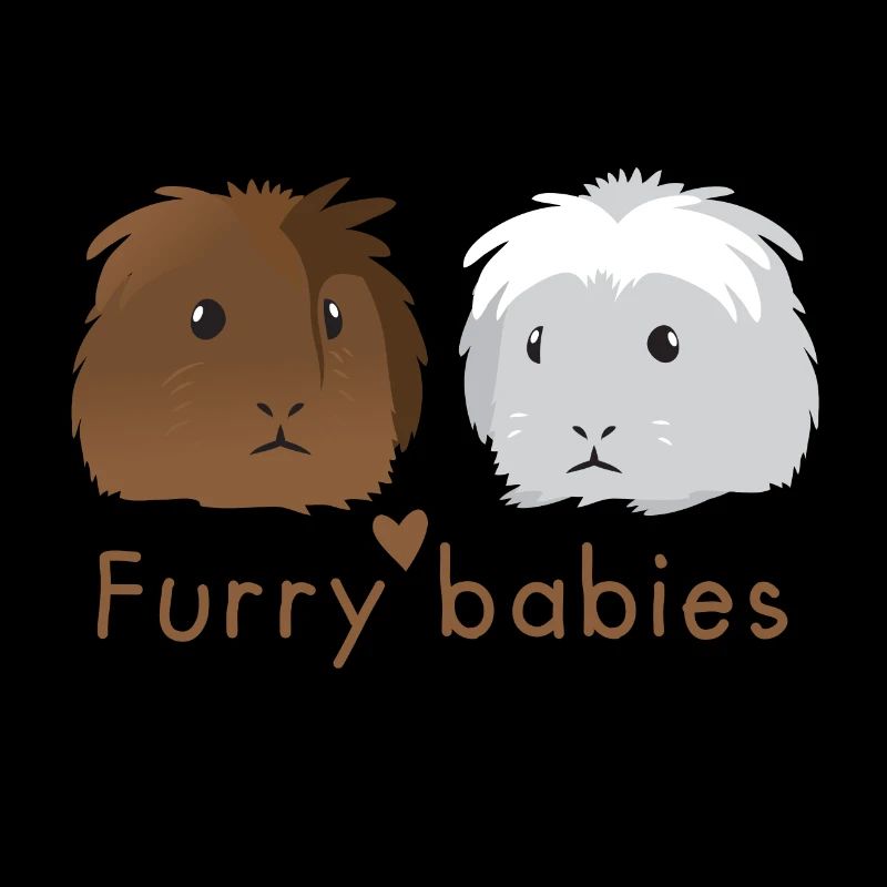 Bébés à fourrure cobayes poilus