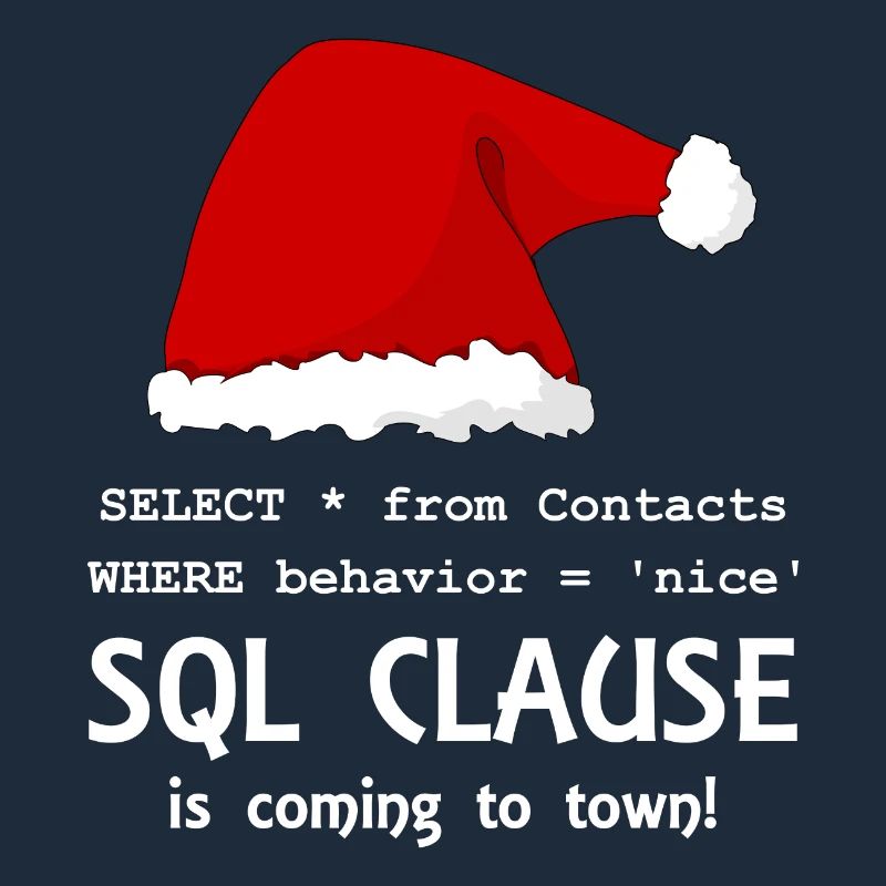 Sql Clause is coming to town! - White