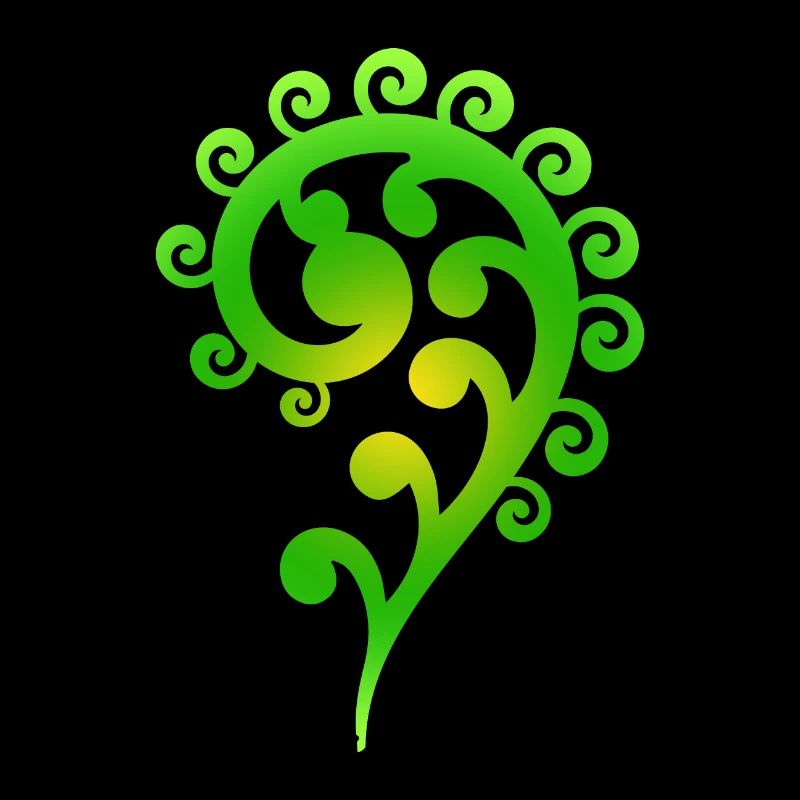 Maori Koru Art Tribal tattoo gift idea