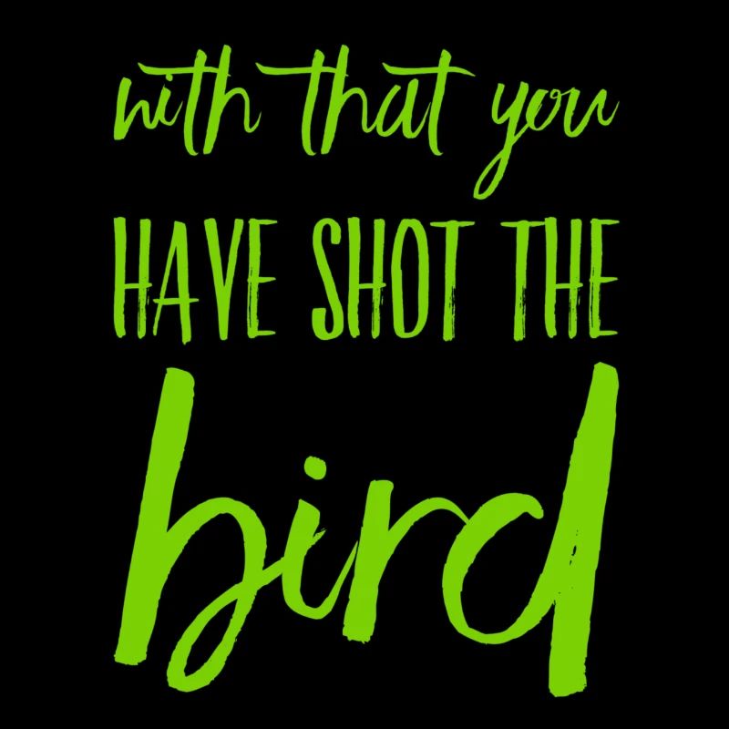 abgeschossener Vogel