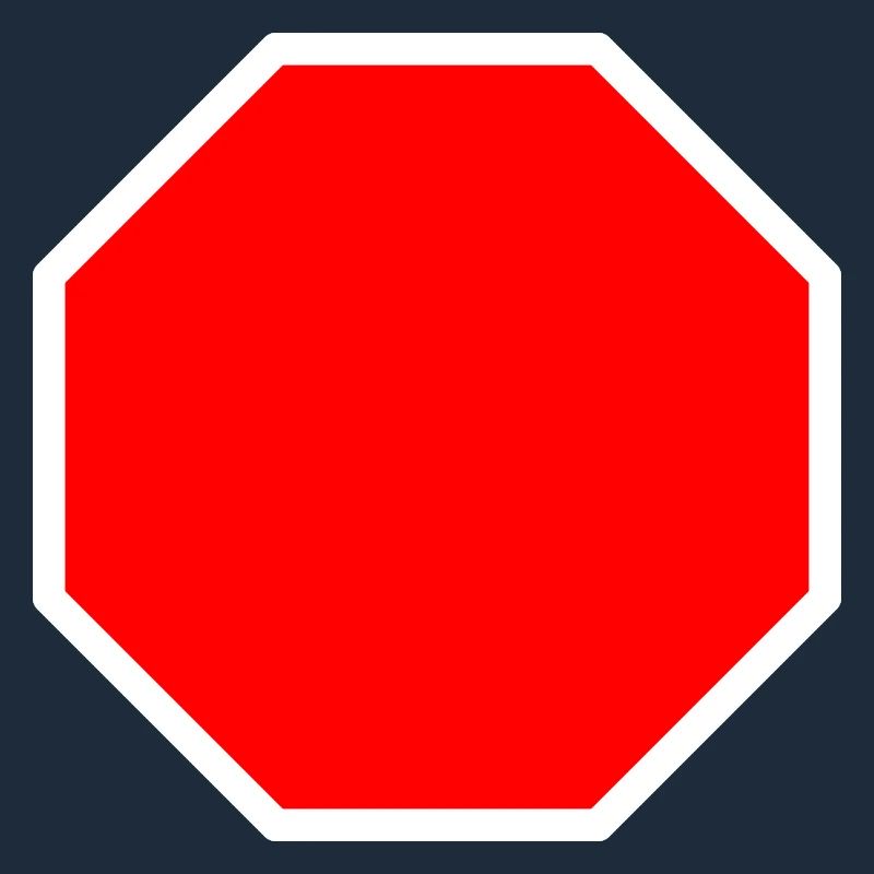 Stopschild Vorlage + DEIN TEXT