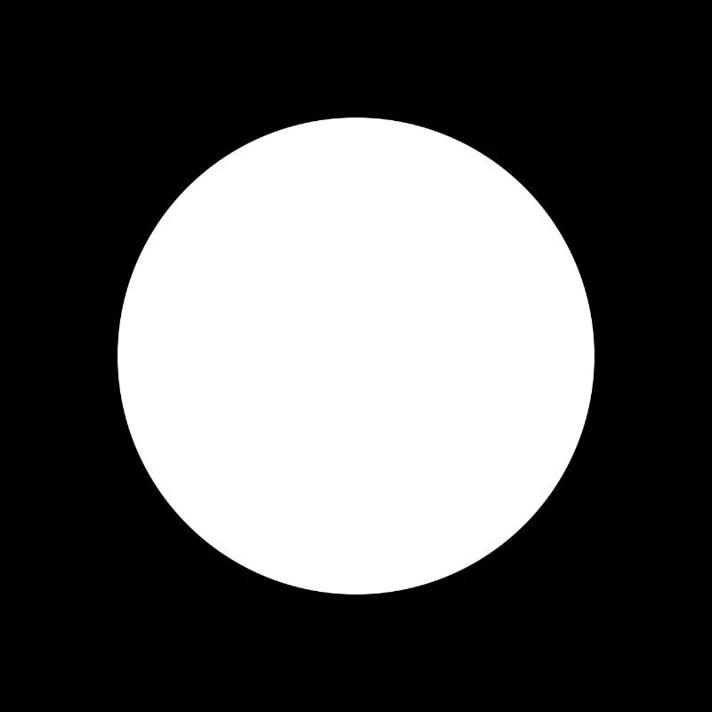 Cercle blanc