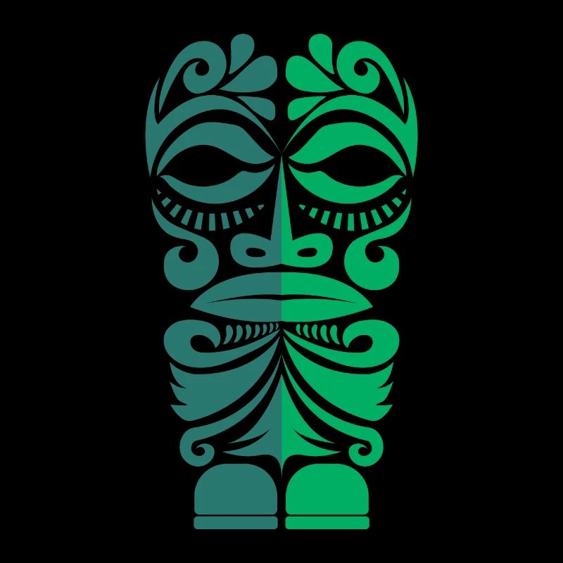 Marquesas Tiki Polynesian Tribal Tattoo Geschenk