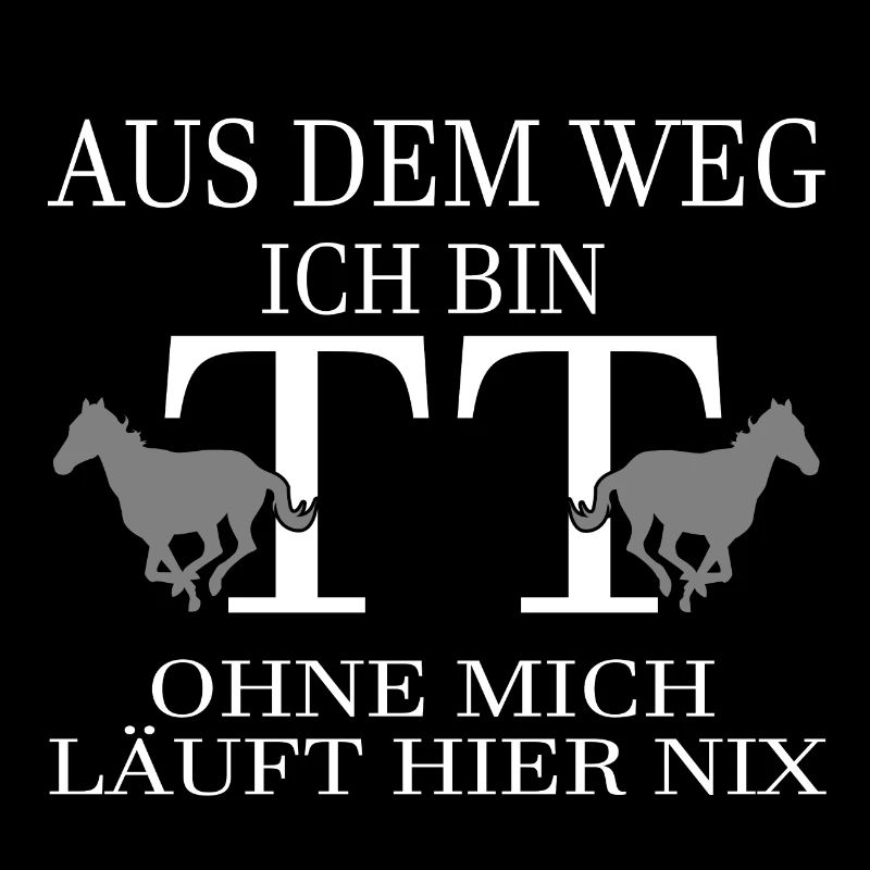 Tuniertrottel ich mach hier alles - Pferd Rappe