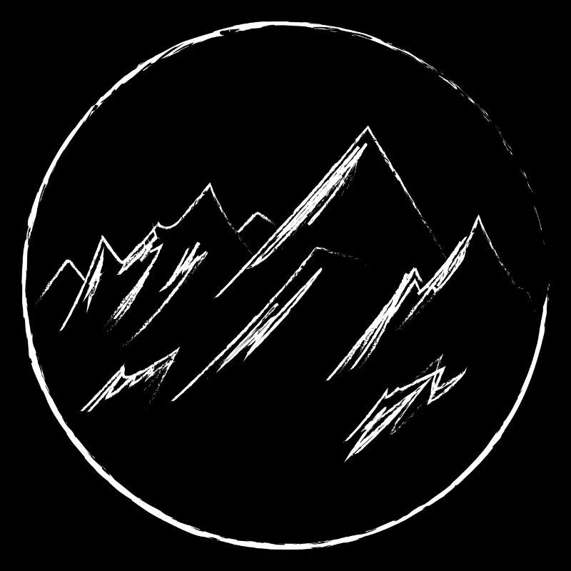Mountains minimalism
