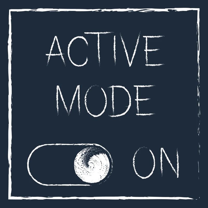 Active Mode On | white