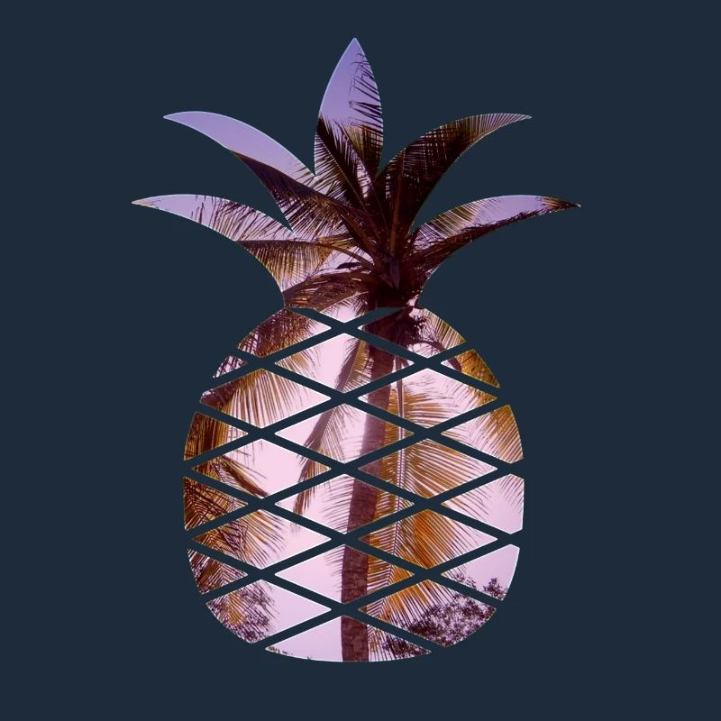 Ananas Palmen Freizeit Sommer