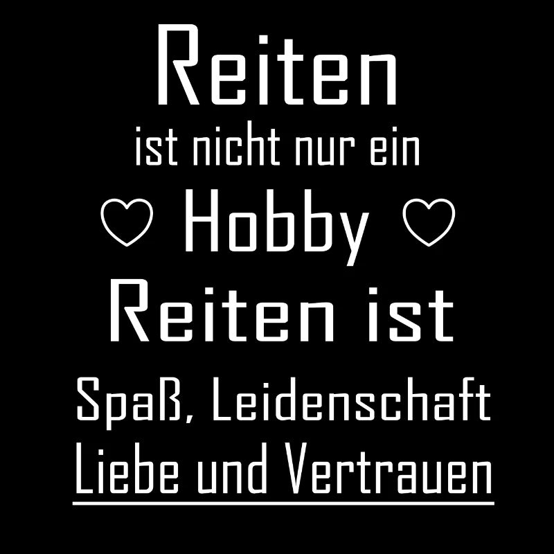 Pferde Spruch Reiten Reiter cool