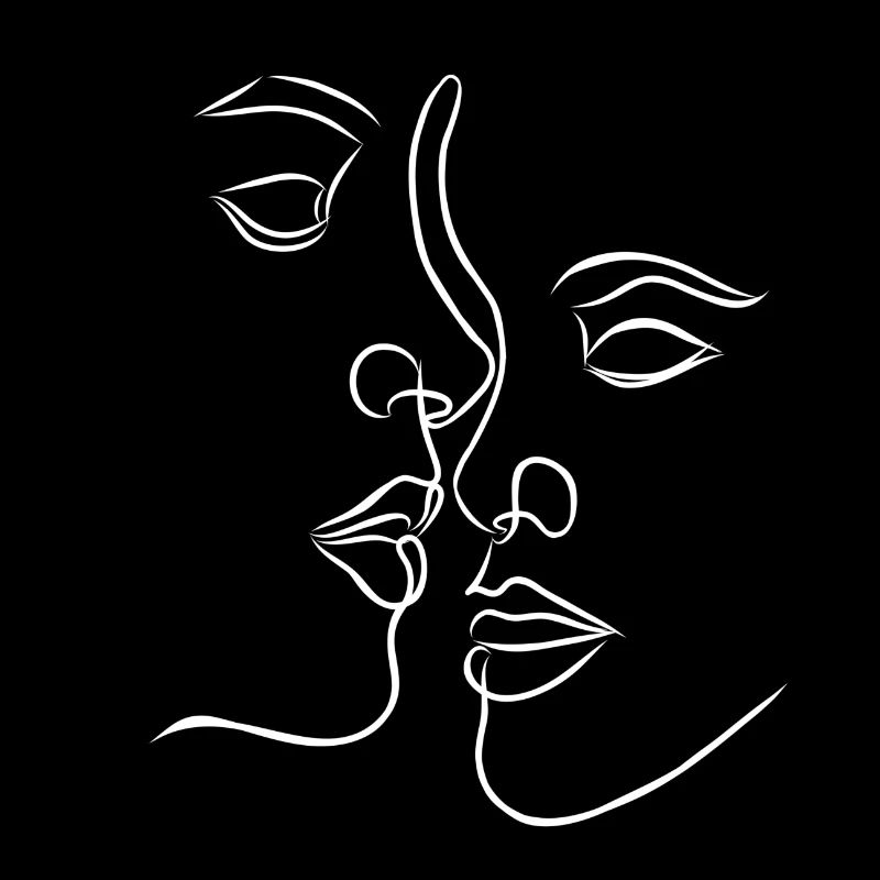 Visages amoureux