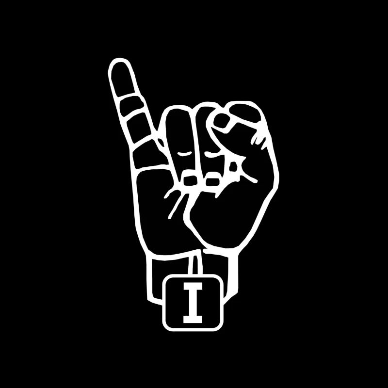 USA Sign Language Letter I.