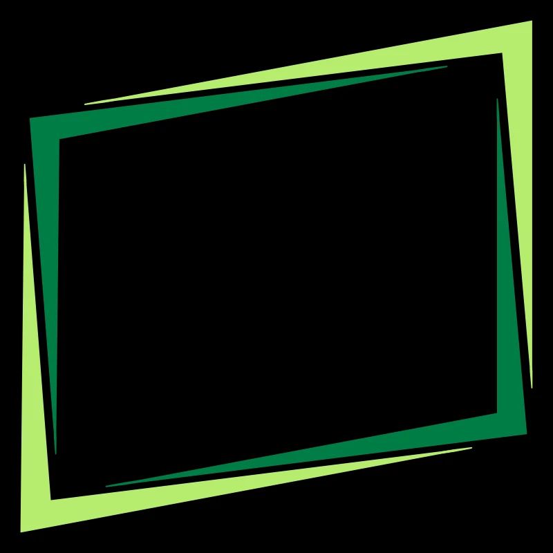 Signe de cadre rectangle