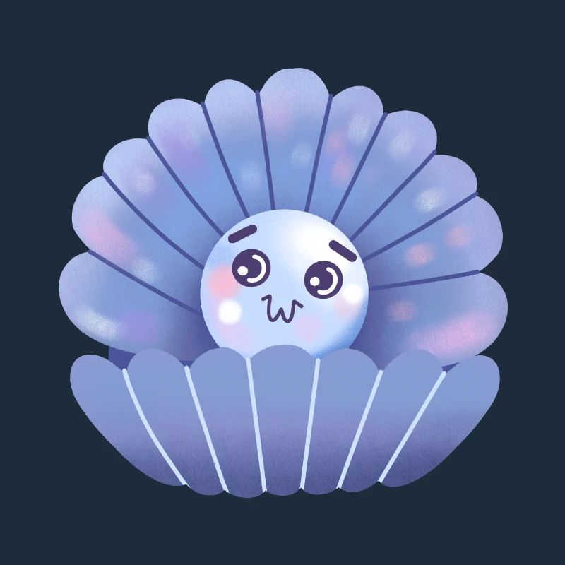Perle dessinée à la petite main mignonne