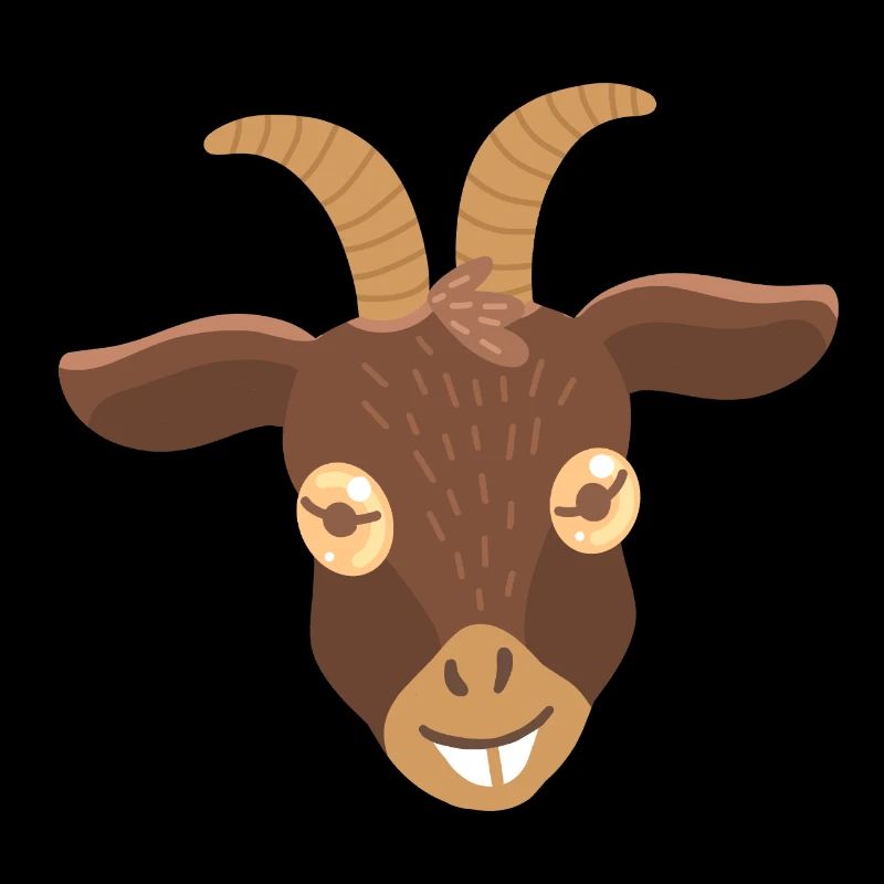 Goat face (Hand drawn)