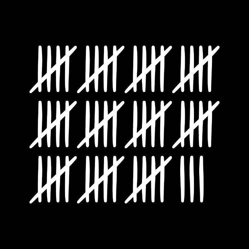 58 birthday tally sheet - 58 years old