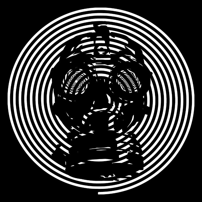 Spirale de masque à gaz