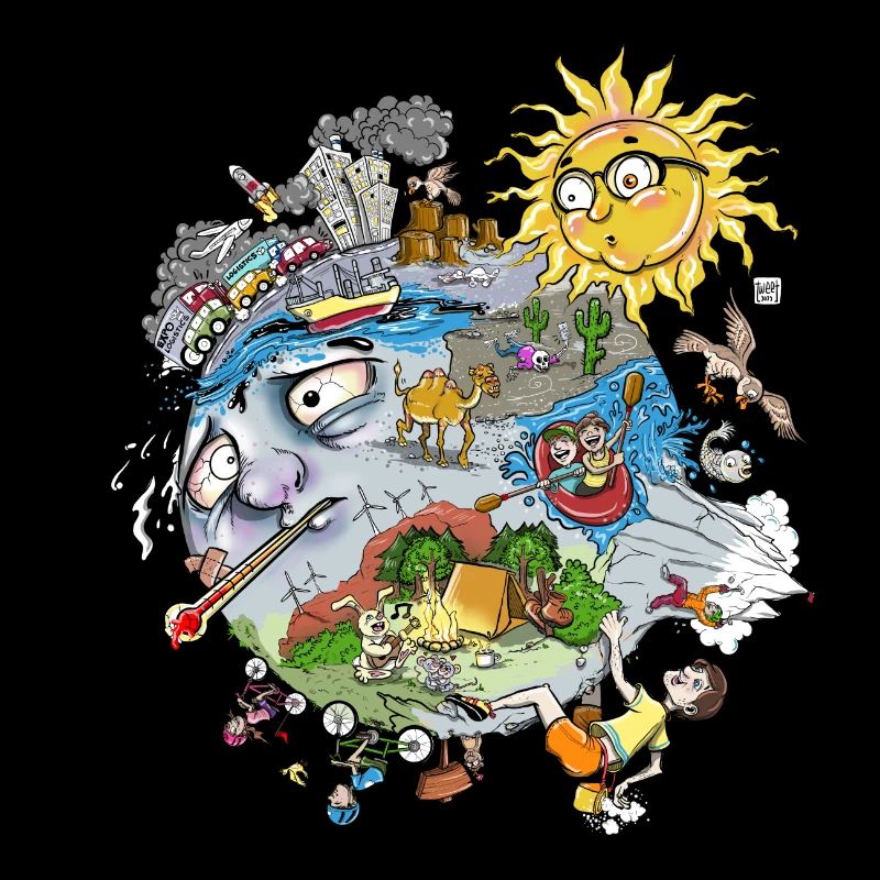 Think Global - Grimpez local - Pas de texte