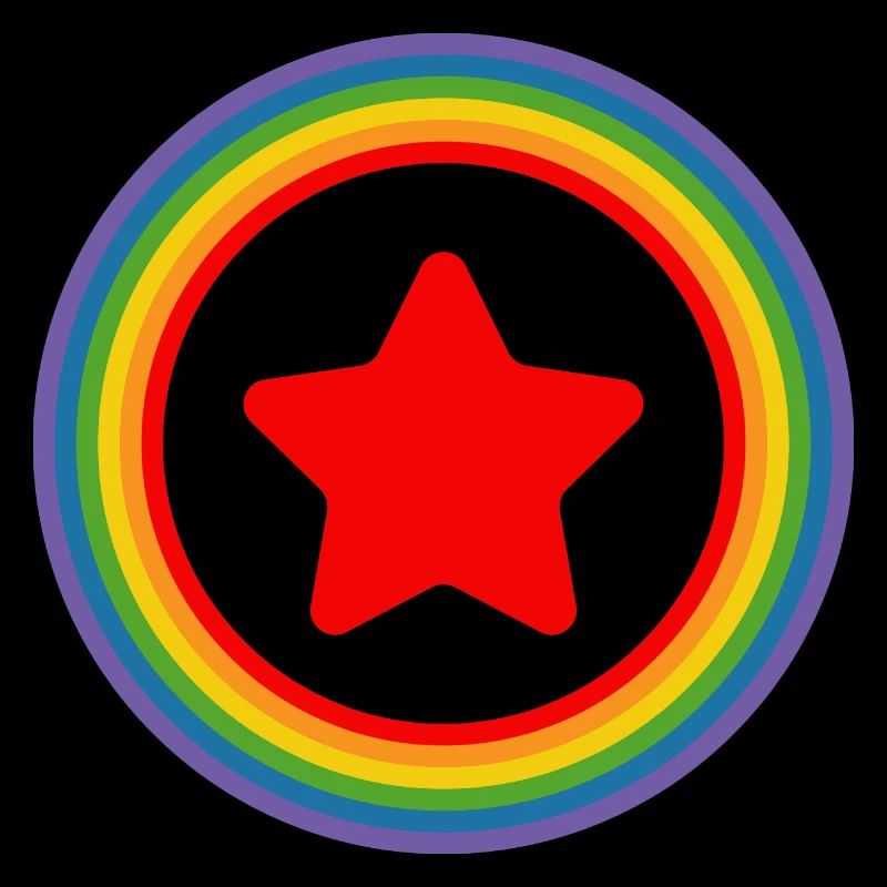 Regenbogen round stern