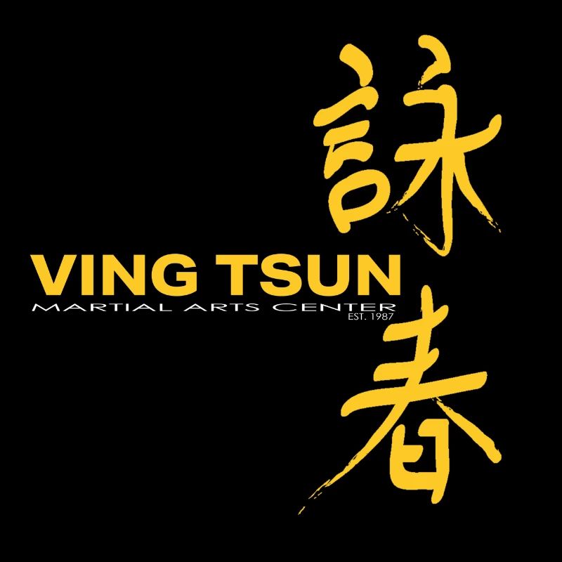 Ving Tsun Martial Arts Center est 1987 or blanc