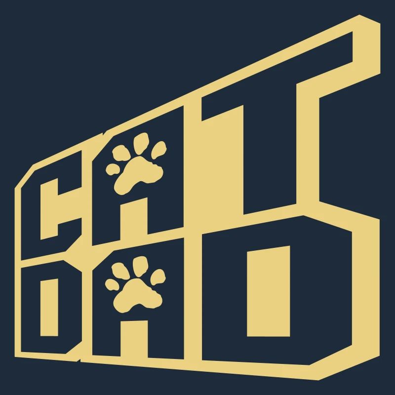 Conception du logo Cat Dad