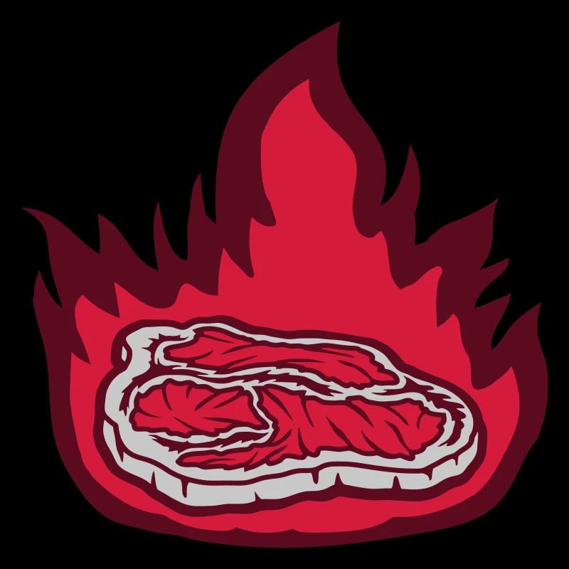 Fire steak juicy grill master