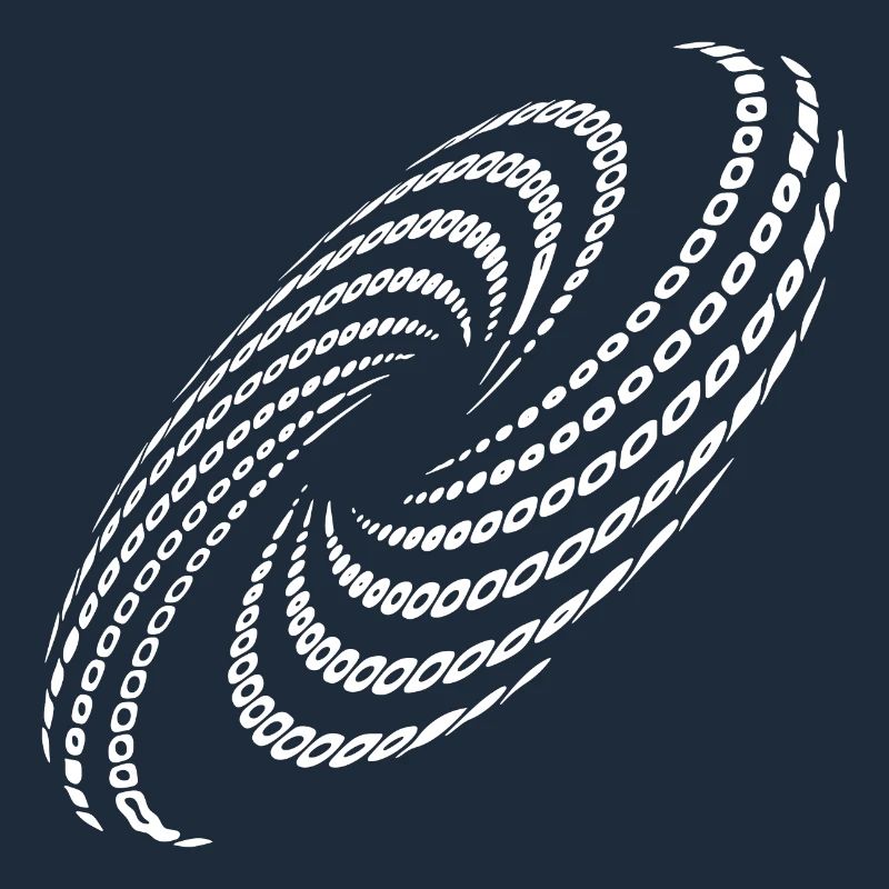Formation de tourbillon de planète en spirale torsadée