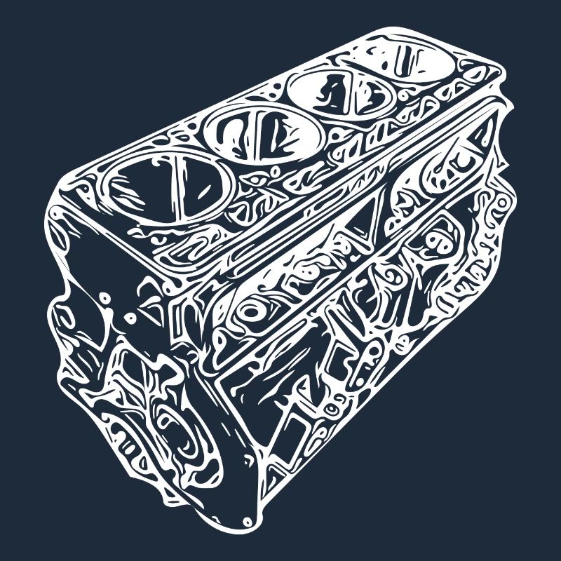 Auto Engine Block Cylinder Displacement Fan