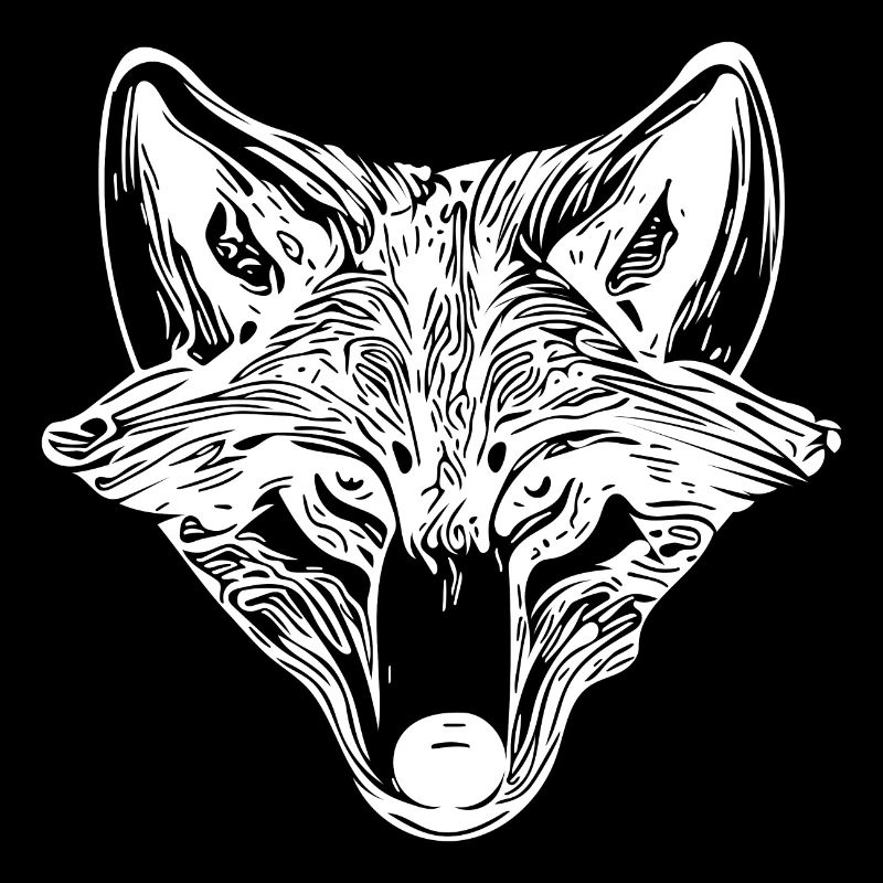 Vintage Wolfportrait