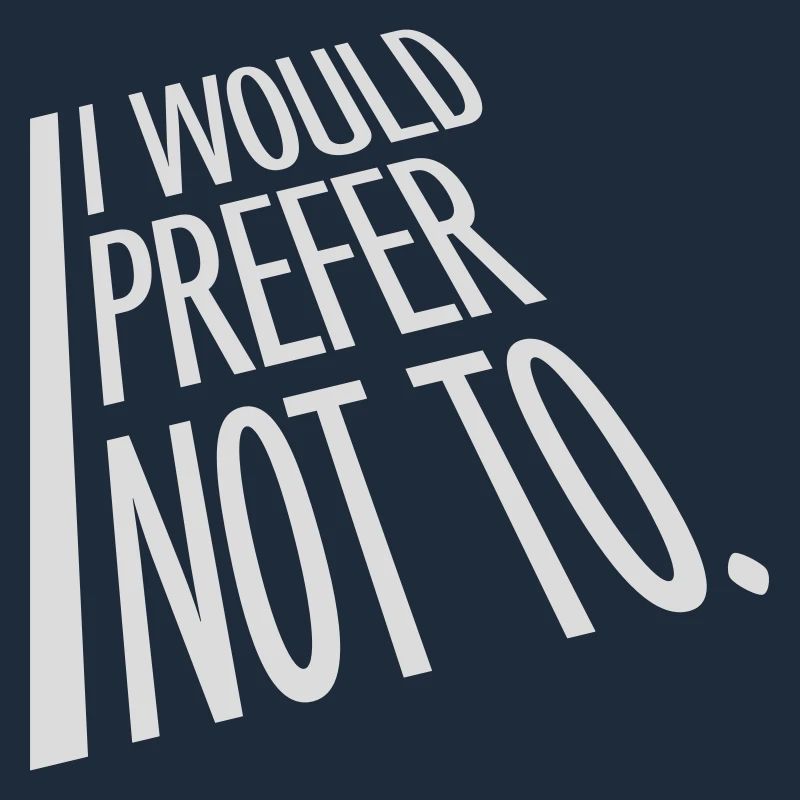 I prefer not to