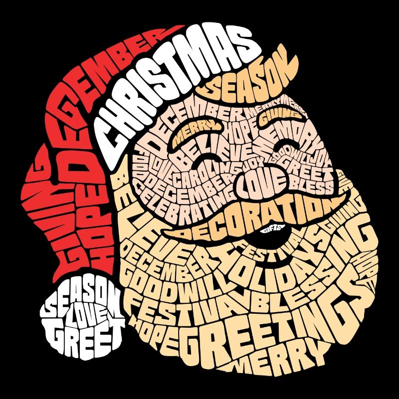 Santa Claus Christmas Happy Face