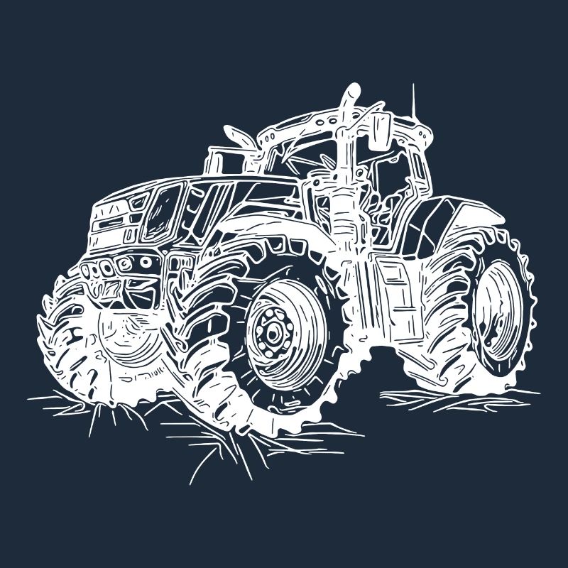 Große Acker Zugmaschine Farm Ernte Traktor