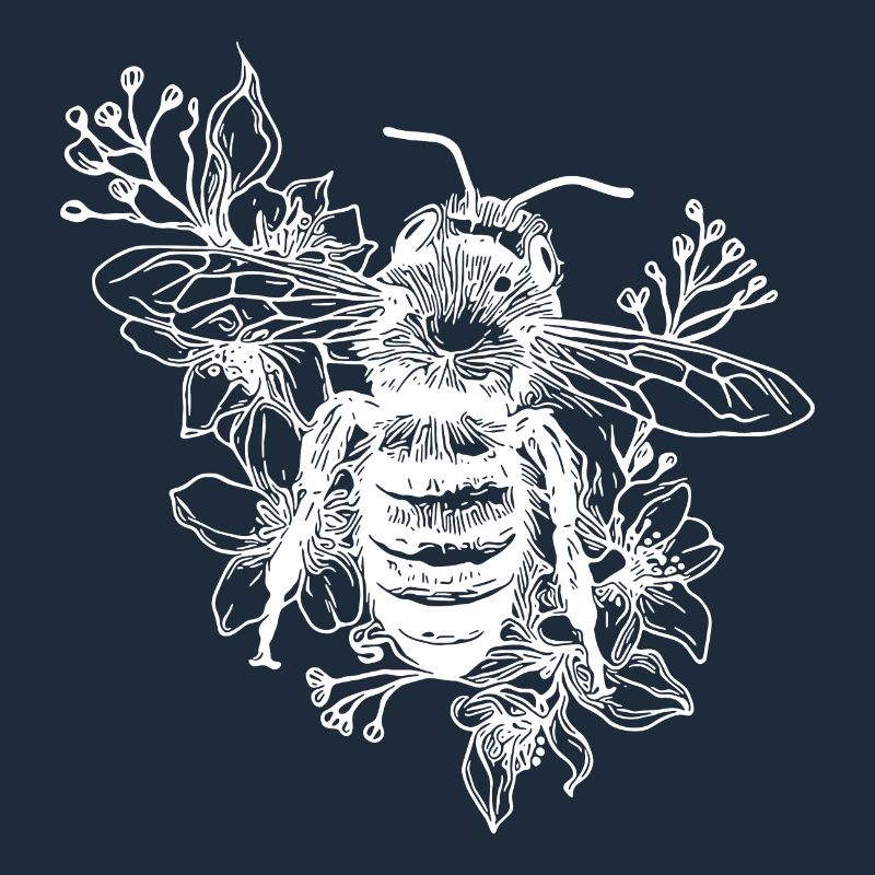 Abeille industrieuse sur une fleur