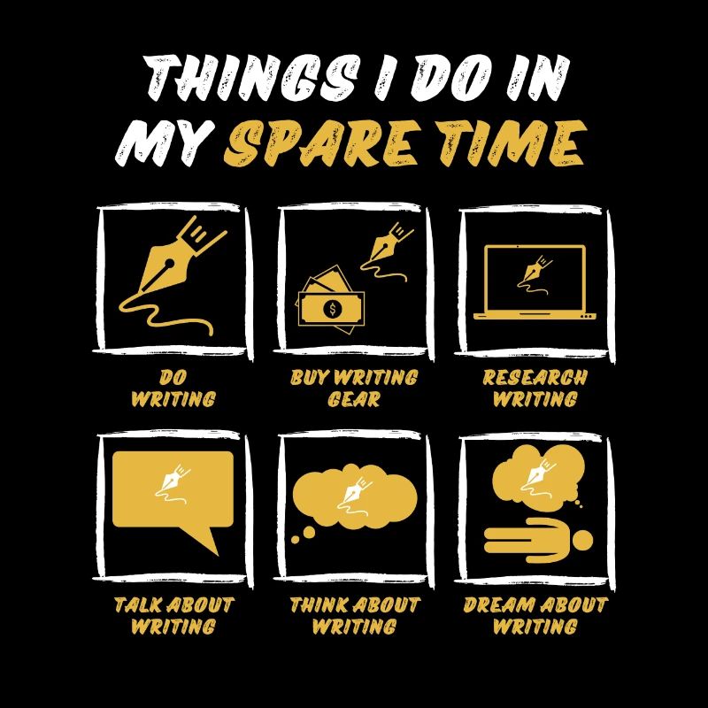 WRITING IN SPARE TIME