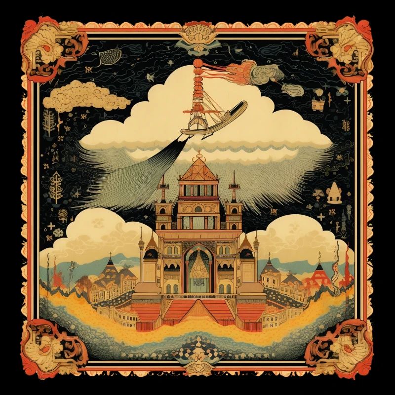 Asiatisches Gemälde