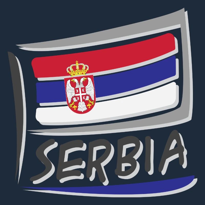 Drapeau de la Serbie