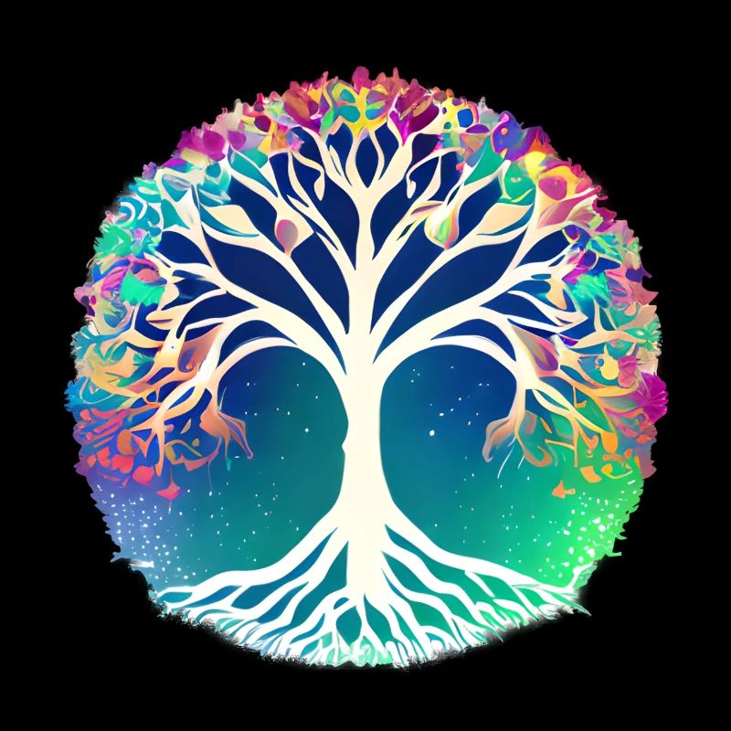 Lebensbaum Yoga Meditation Baum des Lebens