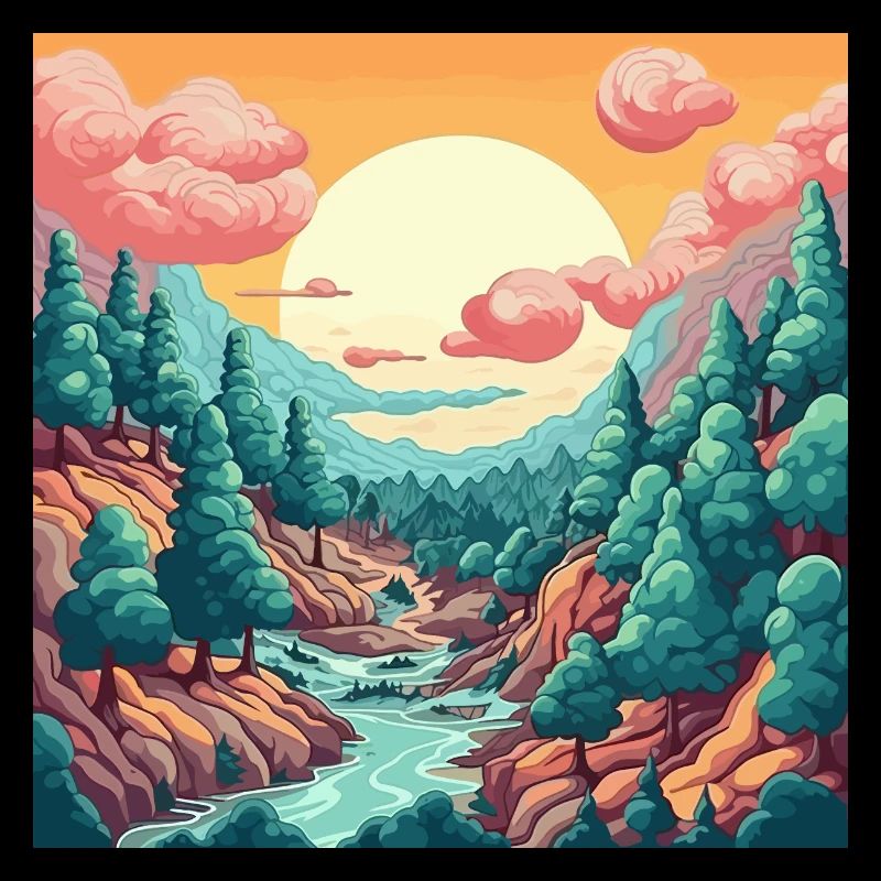 Wald Landschaft bei Tag