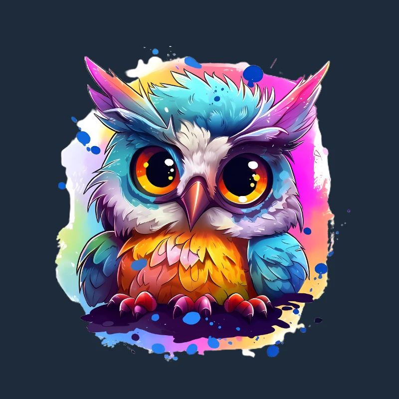 Niedliche Wachsame Eule | Nachtschwärmer Eule