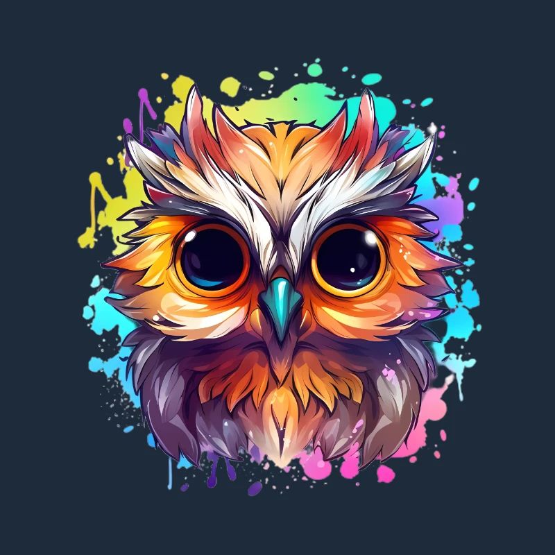 Niedliche Wachsame Eule | Nachtschwärmer Eule