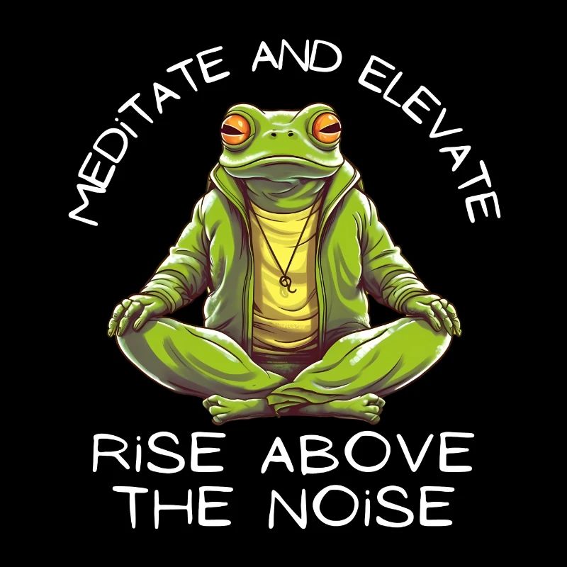 Yoga Meditation Frog: Meditate and Elevate Tea