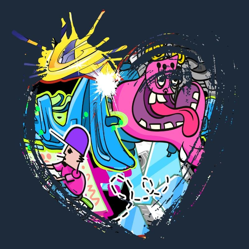 Graffiti style Splash hip hop colors painter color