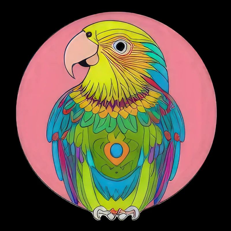beautiful bright parrot |