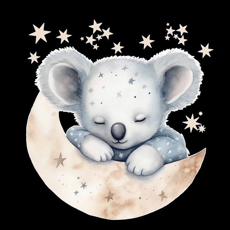 Koala endormi en pyjama