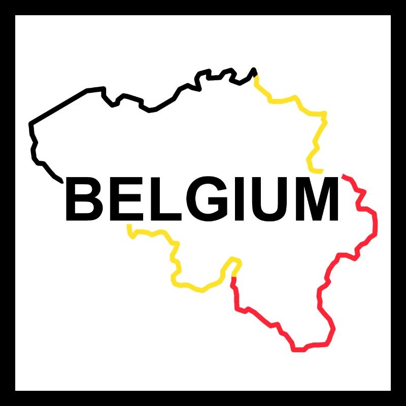 Carte de la Belgique