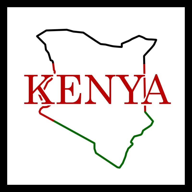 Carte du Kenya