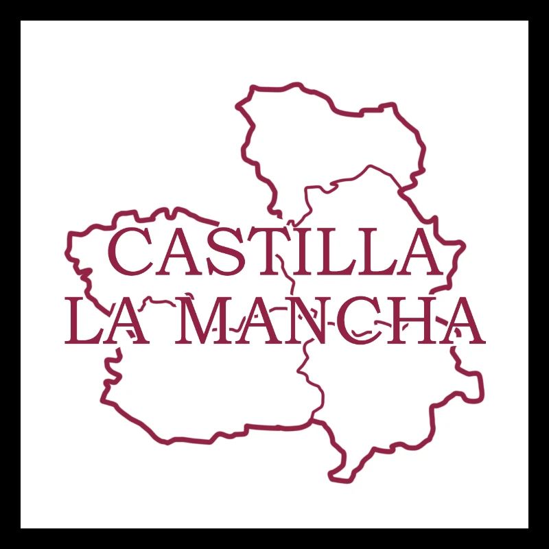 Map of Castilla - La Mancha