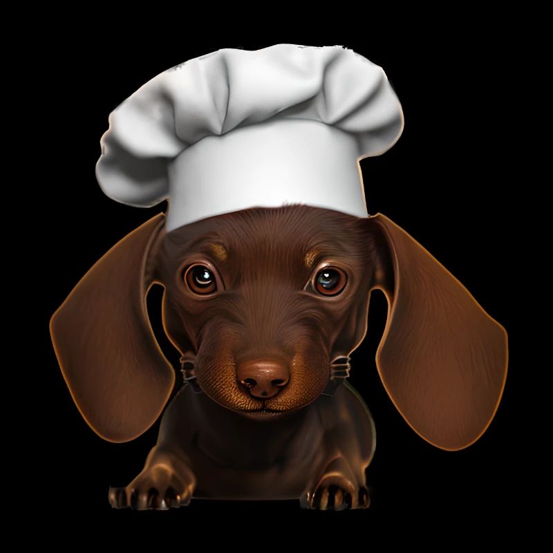 Chien teckel restaurateur teckel chiot chiens de cuisine